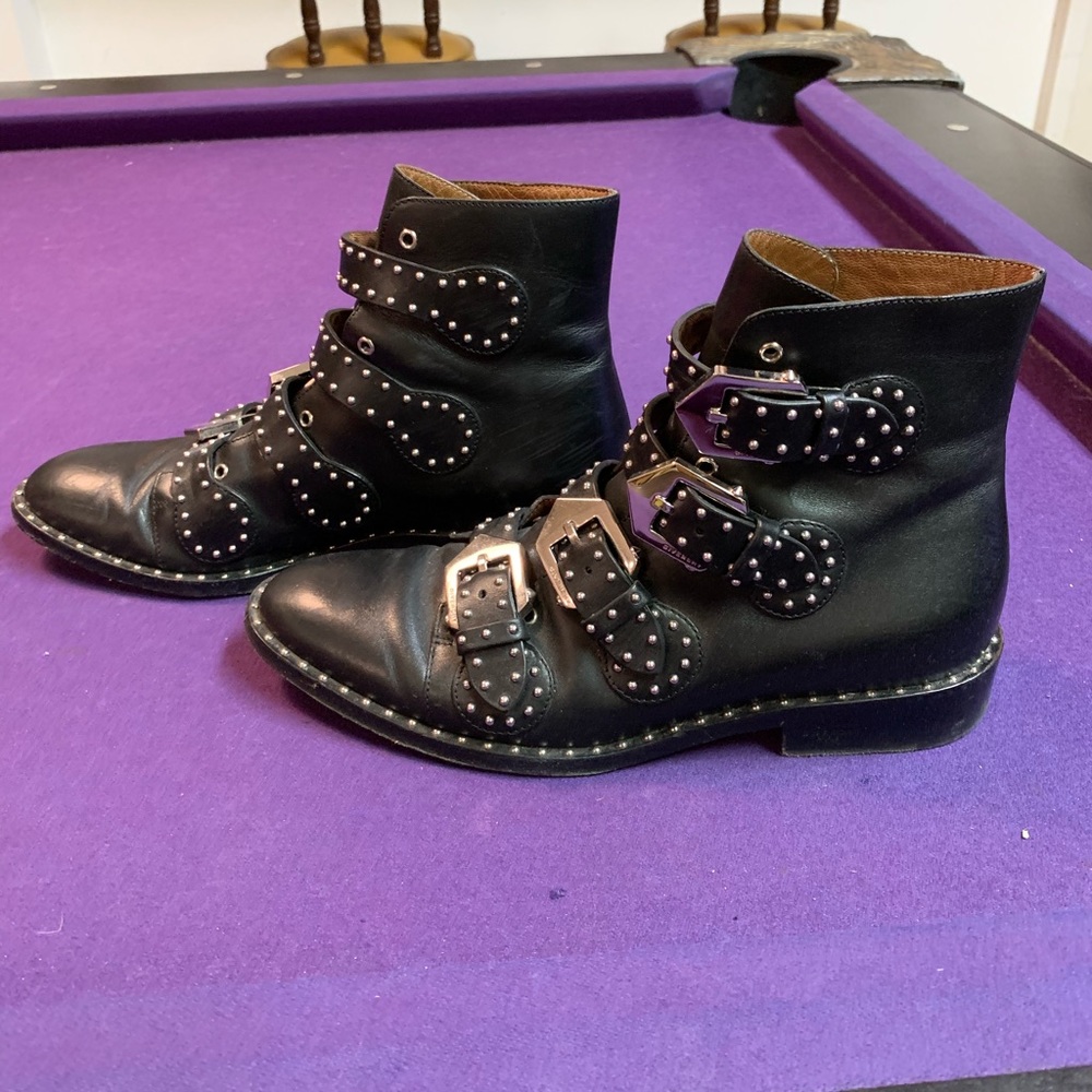 Givenchy “Prue” buckle booties